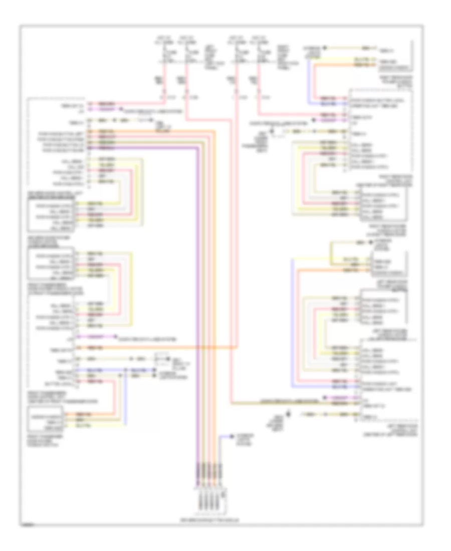 Power Windows Wiring Diagram for Porsche Panamera 4 2013