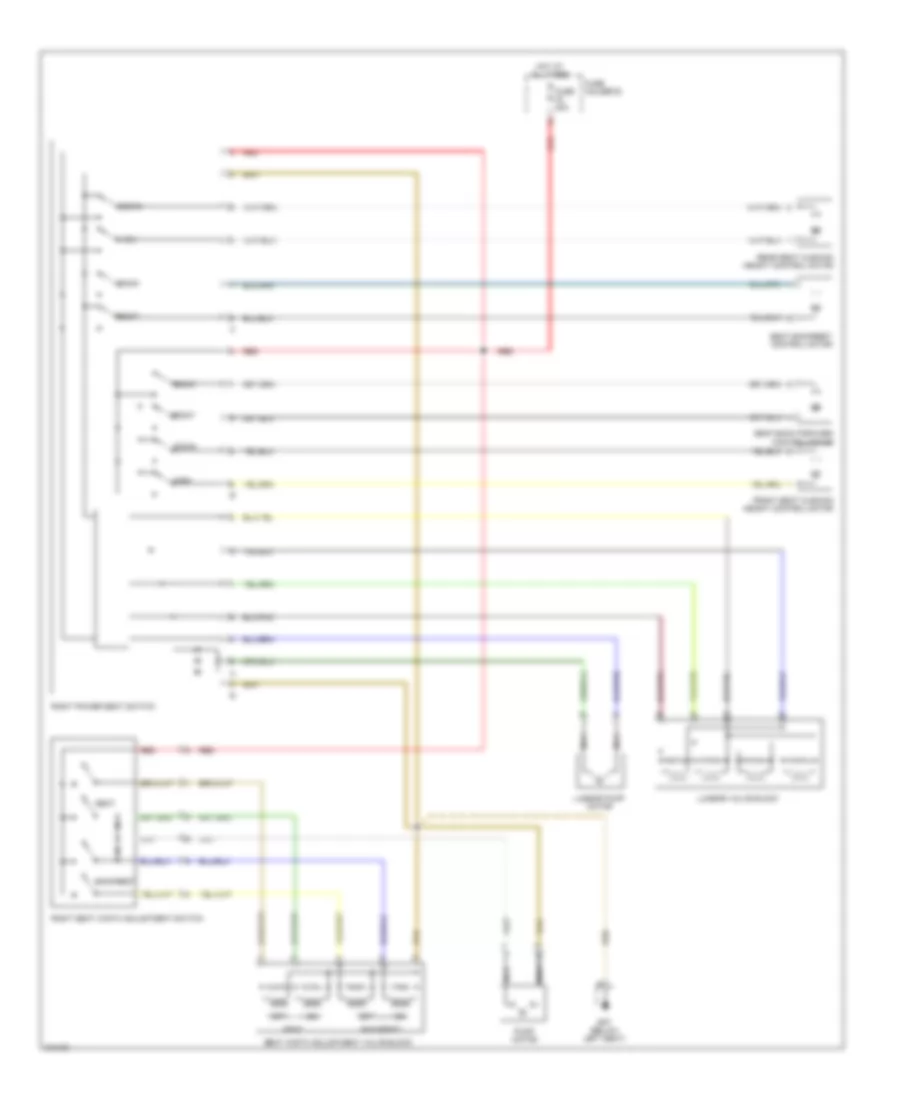 Passenger Power Seat Wiring Diagram for Porsche Boxster S 2009