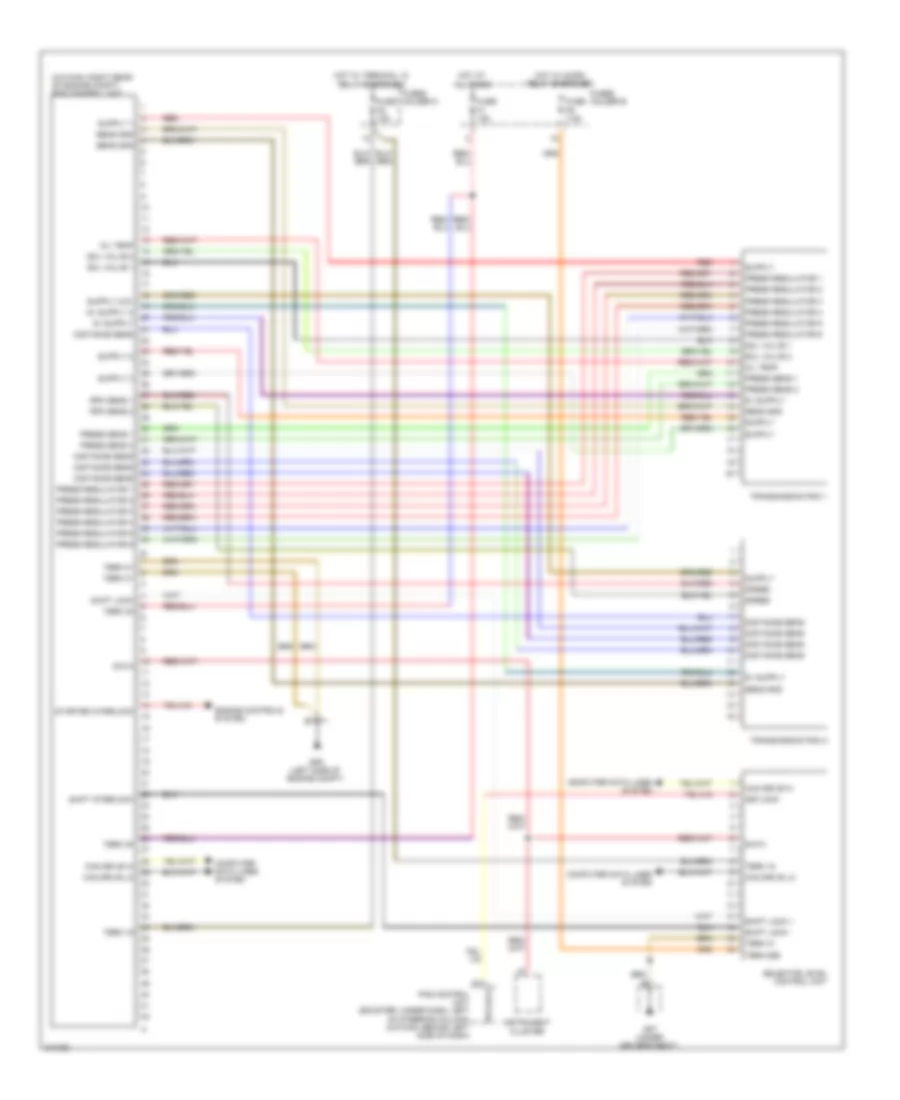 A T Wiring Diagram without Tiptronic for Porsche Boxster S 2009