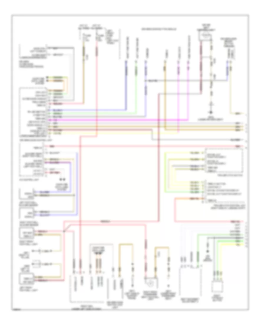 Электросхема освещения салона (1 из 5) для Porsche Panamera 4S 2013