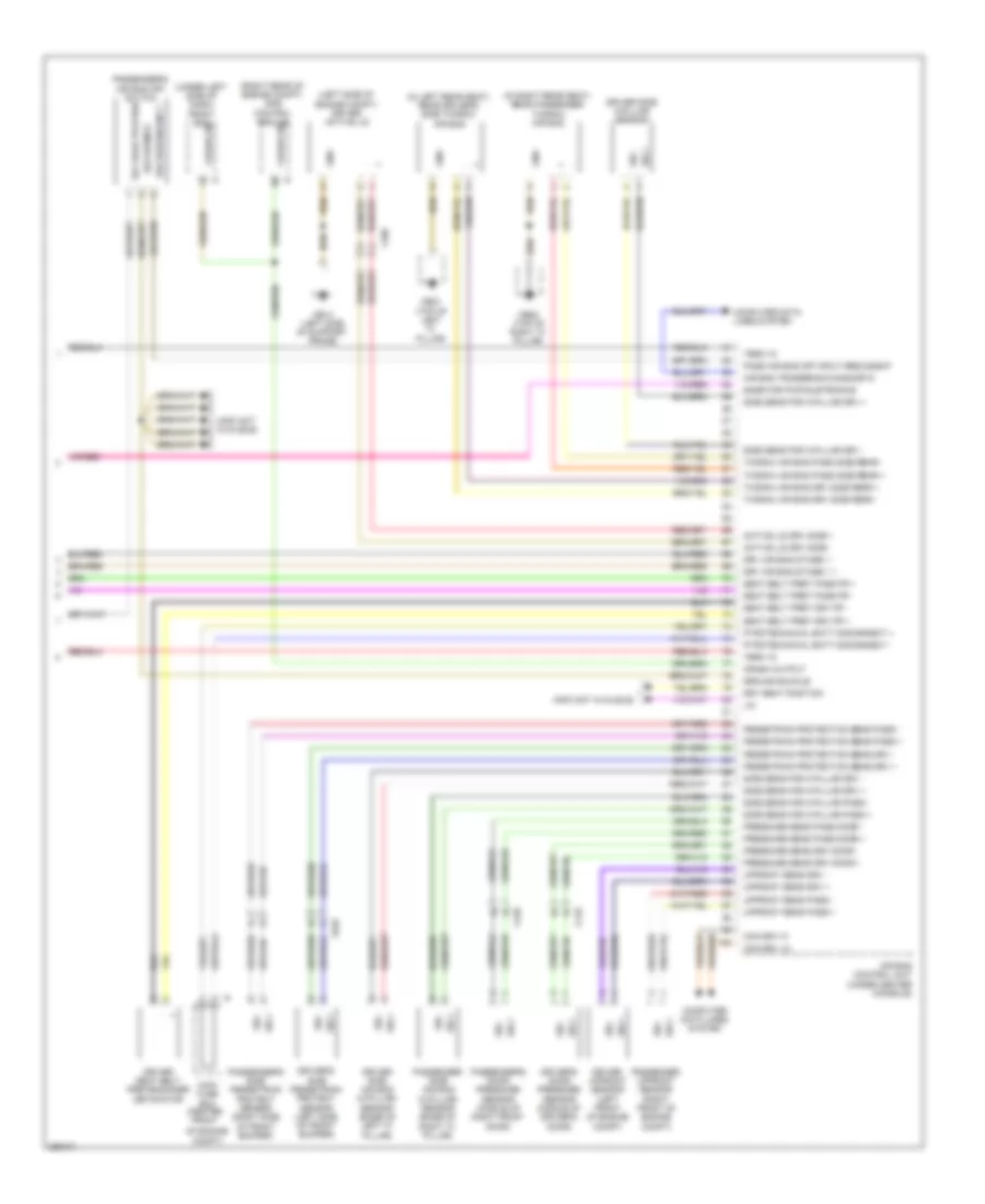 Supplemental Restraints Wiring Diagram (3 of 3) for Porsche Panamera 4S 2013