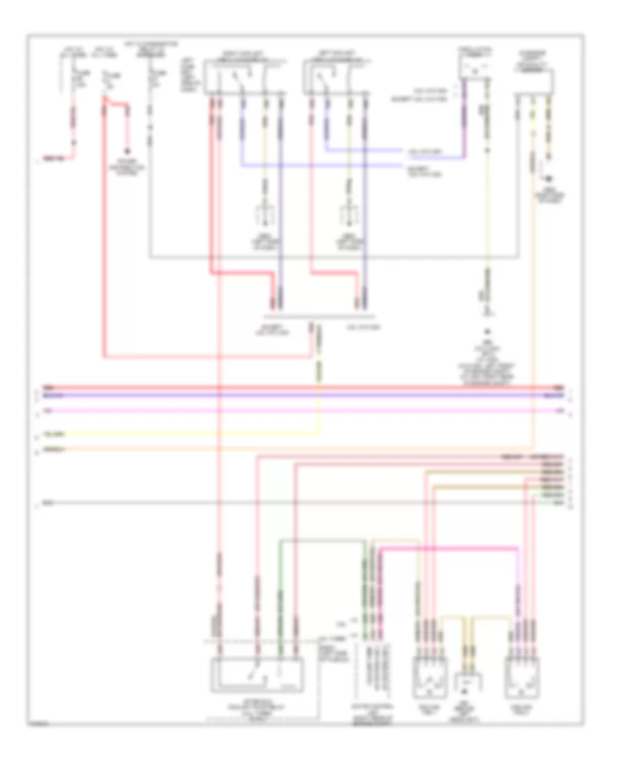 Automatic AC Wiring Diagram (3 of 5) for Porsche Cayenne 2009
