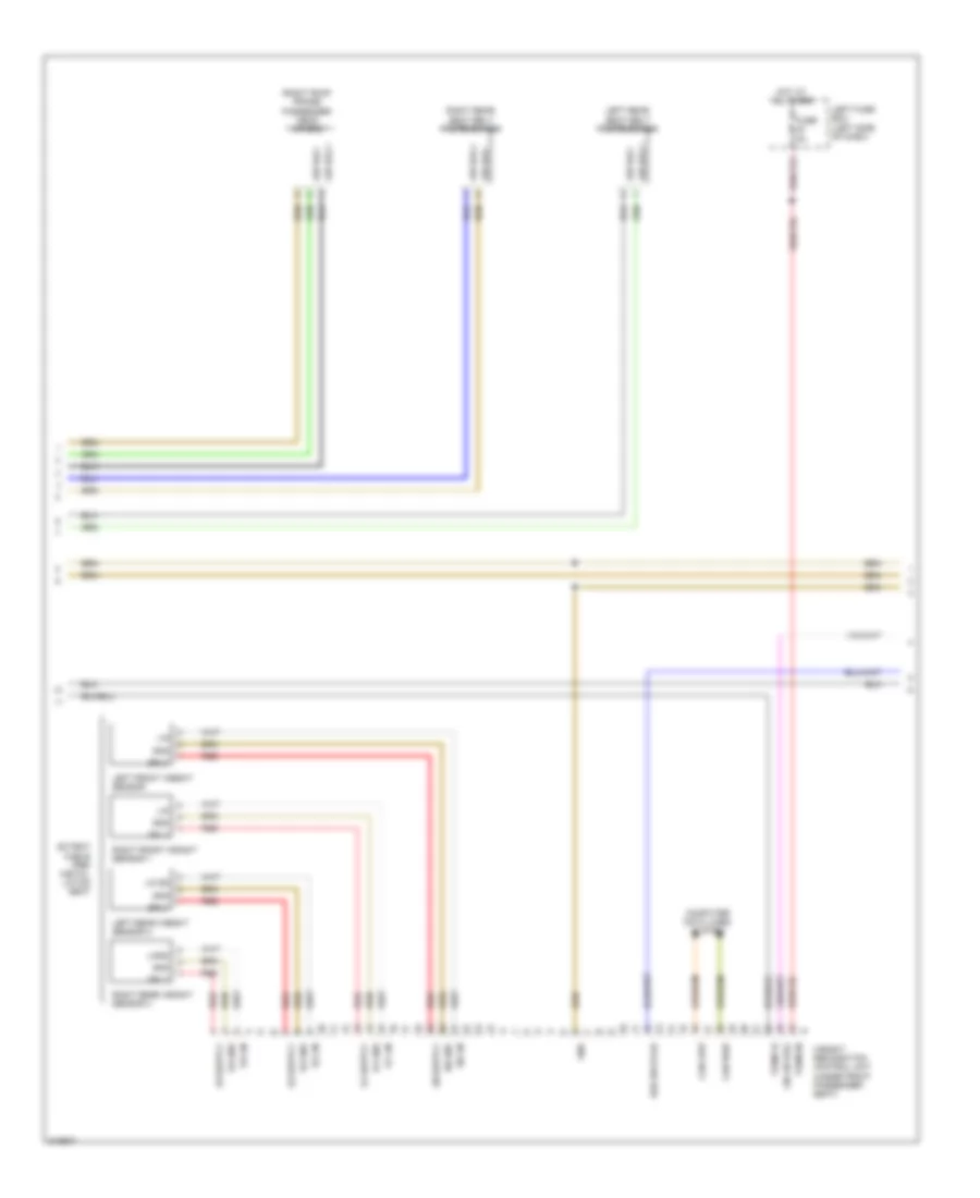 Supplemental Restraints Wiring Diagram 2 of 3 for Porsche Cayenne GTS 2009