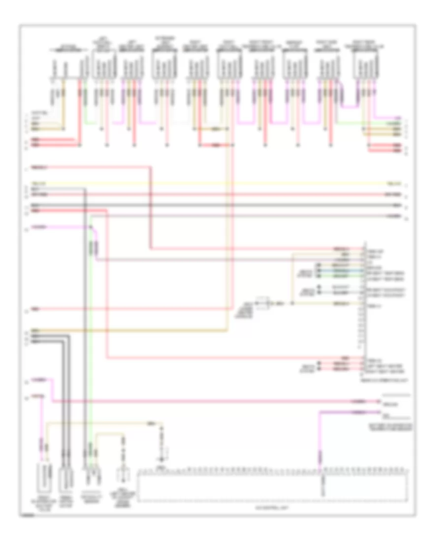 Automatic AC Wiring Diagram, Except Hybrid (3 of 4) for Porsche Panamera S Hybrid 2013