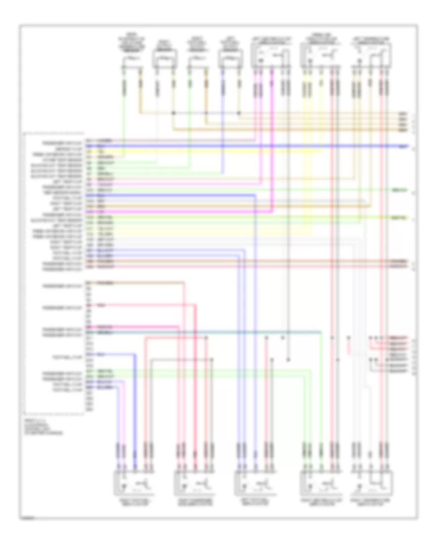 Automatic A C Wiring Diagram 1 of 5 for Porsche Cayenne Turbo 2009