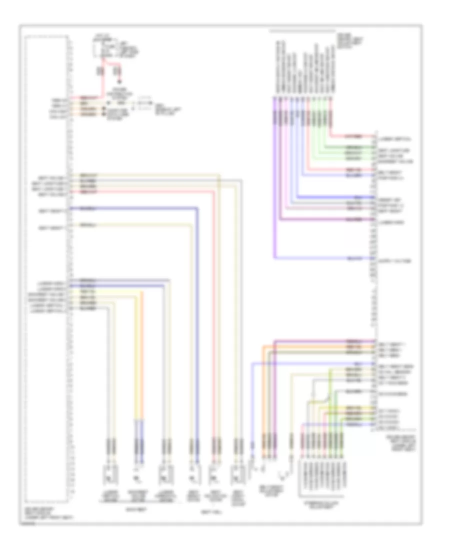 Driver s Memory Seat Wiring Diagram for Porsche Cayenne Turbo 2009