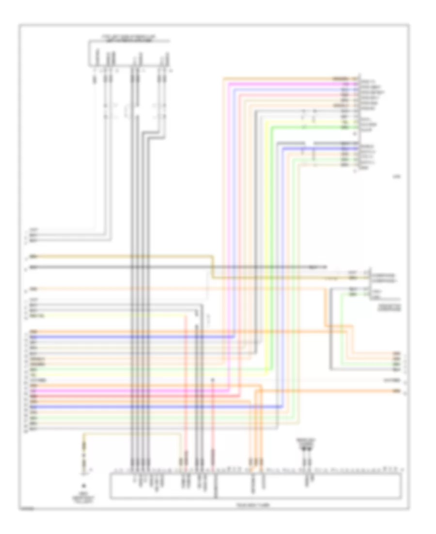 Premium Radio Wiring Diagram, with Bose (2 of 3) for Porsche Cayenne Turbo 2009