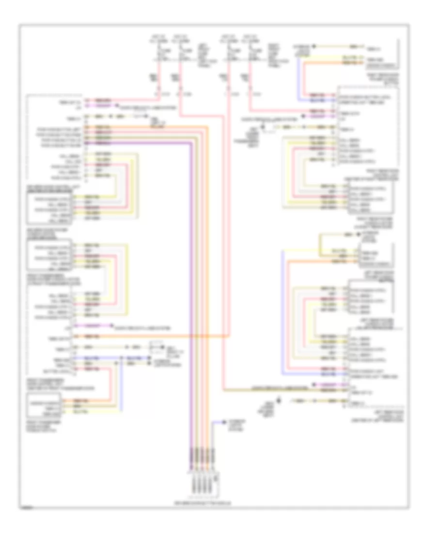 Power Windows Wiring Diagram for Porsche Panamera Turbo S 2013