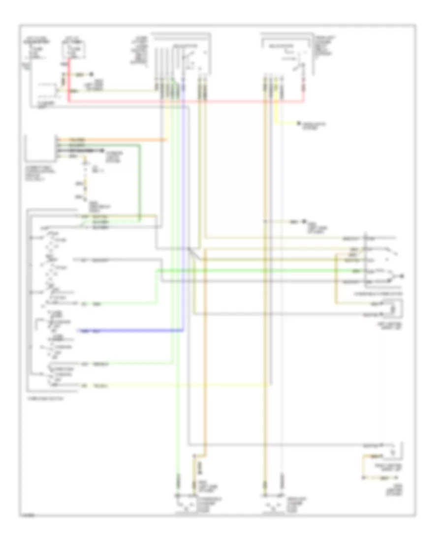 Электросхема стеклоочистителя, дворников и омывателя для Porsche Boxster 2000