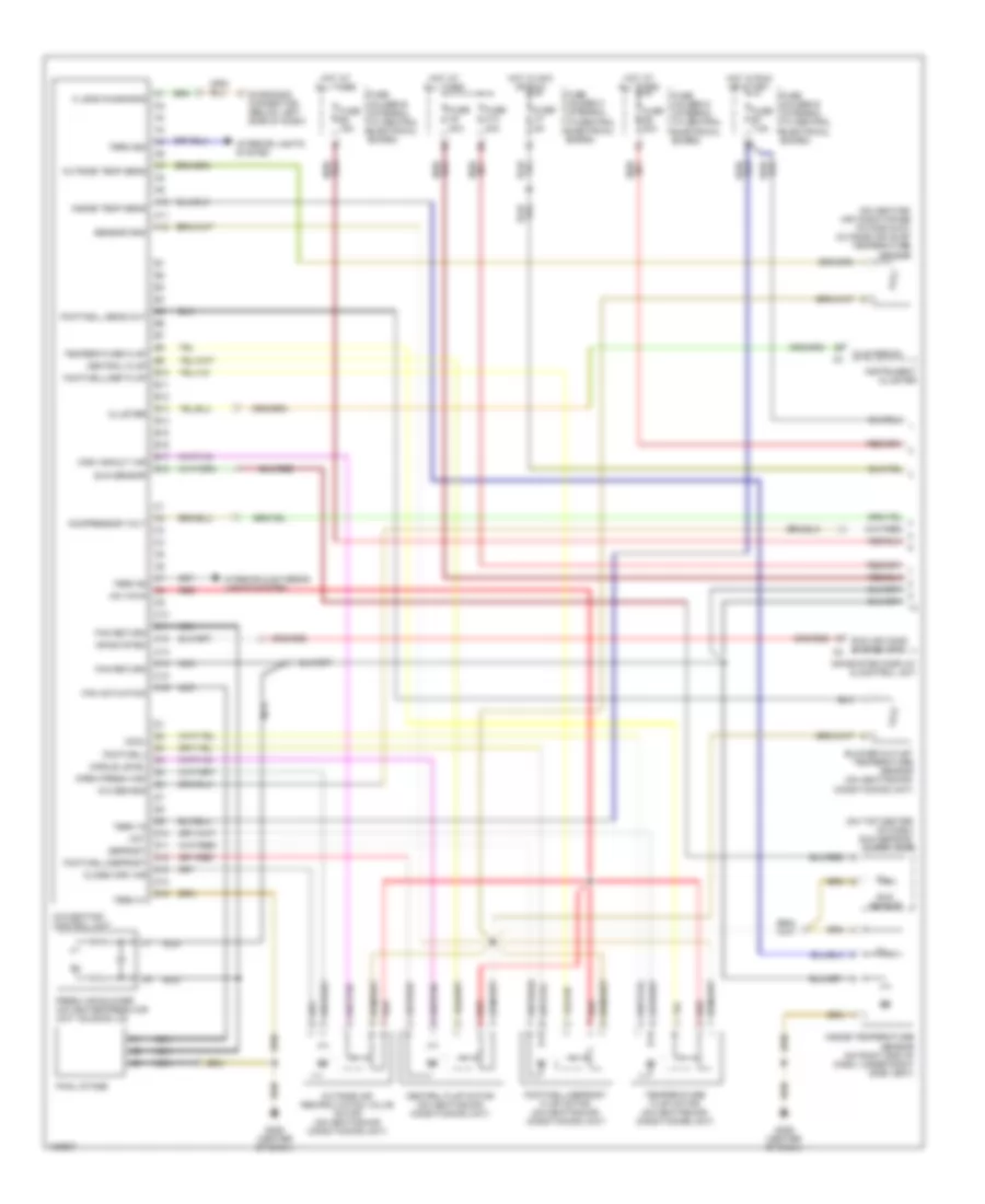 Automatic A C Wiring Diagram 1 of 2 for Porsche 911 Carrera 2001