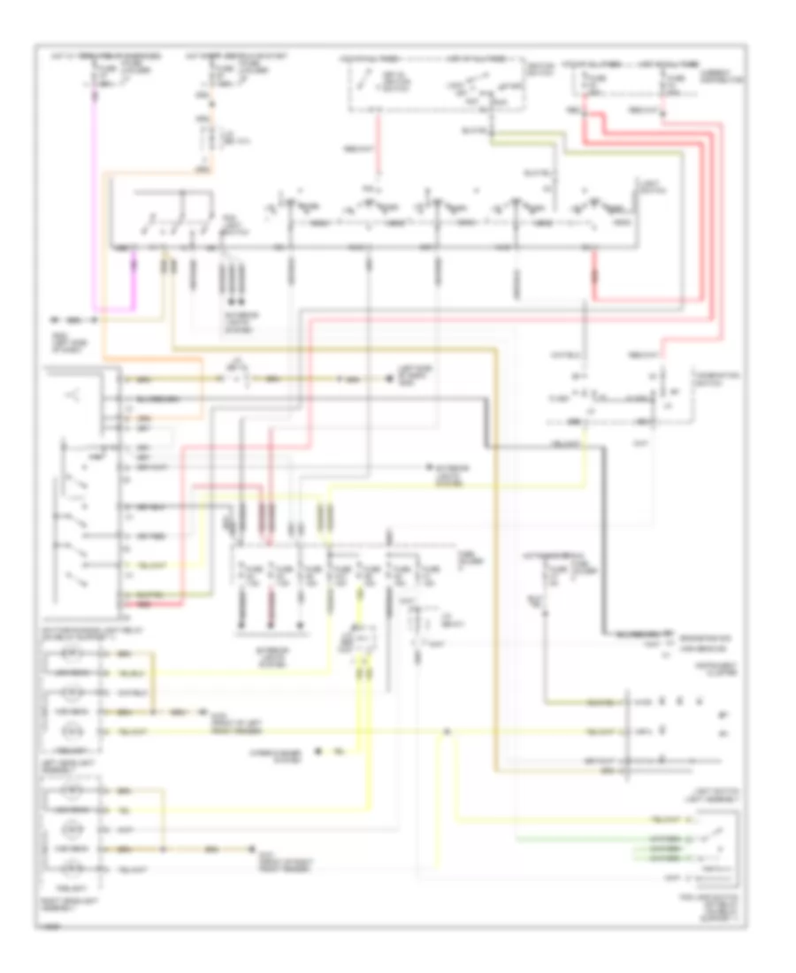 Headlight Wiring Diagram with DRL for Porsche 911 Carrera 2001