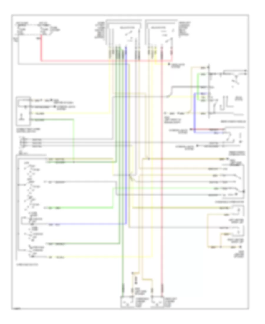 Электросхема стеклоочистителя, дворников и омывателя, без Датчик дождя для Porsche 911 Carrera 4 2001
