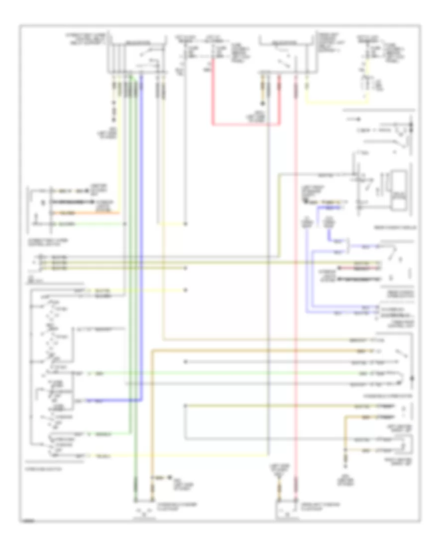 Электросхема стеклоочистителя, дворников и омывателя, без Датчик дождя для Porsche 911 Carrera 2002
