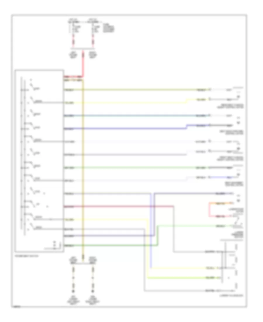 Comfort Seats Wiring Diagram for Porsche 911 Carrera 4 2002