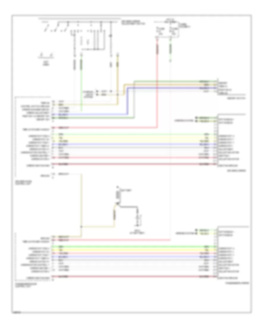 Memory Mirrors Wiring Diagram for Porsche 911 GT3 RS 2010