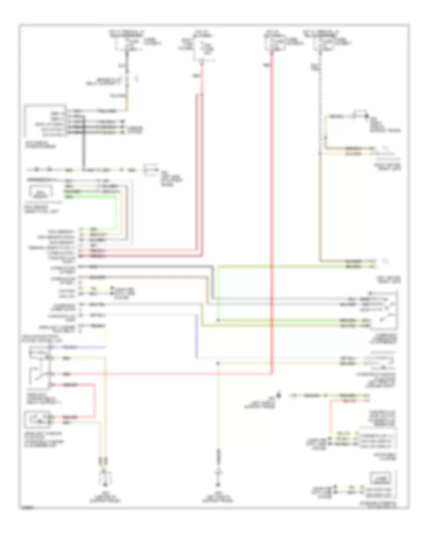 Электросхема передних стеклоочистителей дворников и омывателя лобового стекла, С Датчик дождя для Porsche 911 Targa 4S 2010