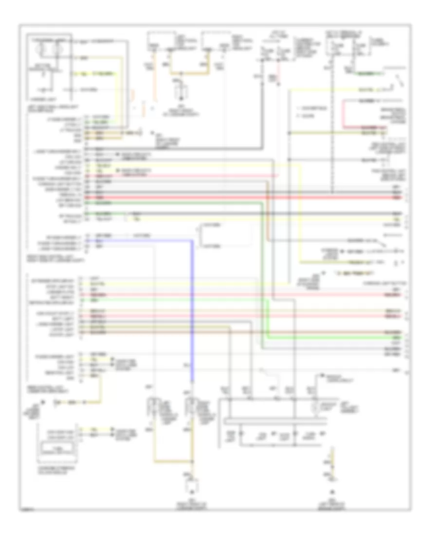 Exterior Lamps Wiring Diagram 1 of 2 for Porsche 911 Turbo 2010