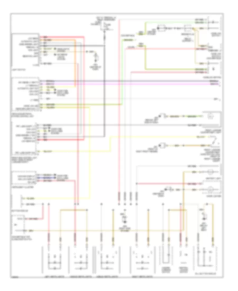 Interior Lights Wiring Diagram 1 of 2 for Porsche Boxster S 2010