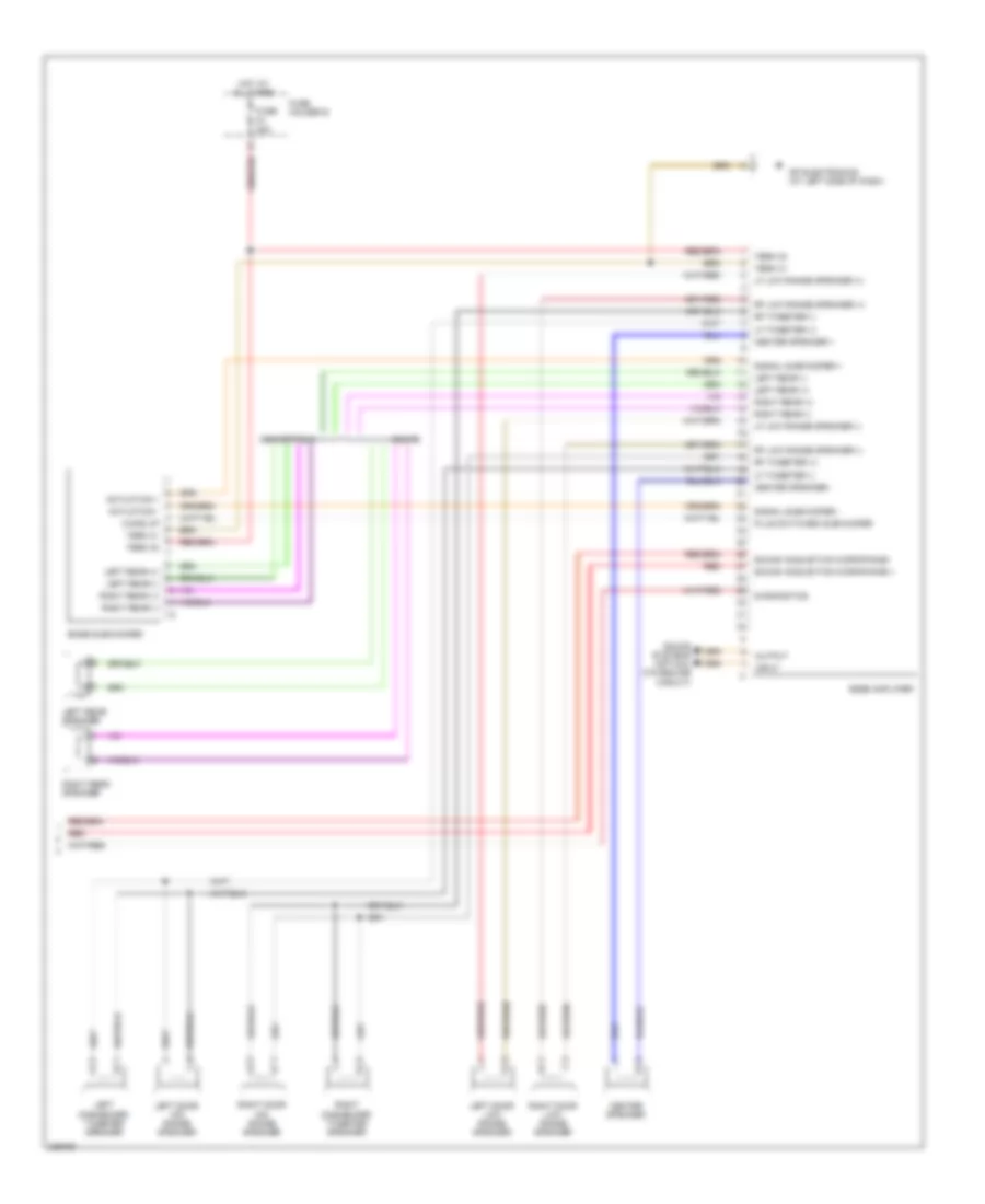 Navigation Wiring Diagram, with Bose (3 of 3) for Porsche Boxster S 2010