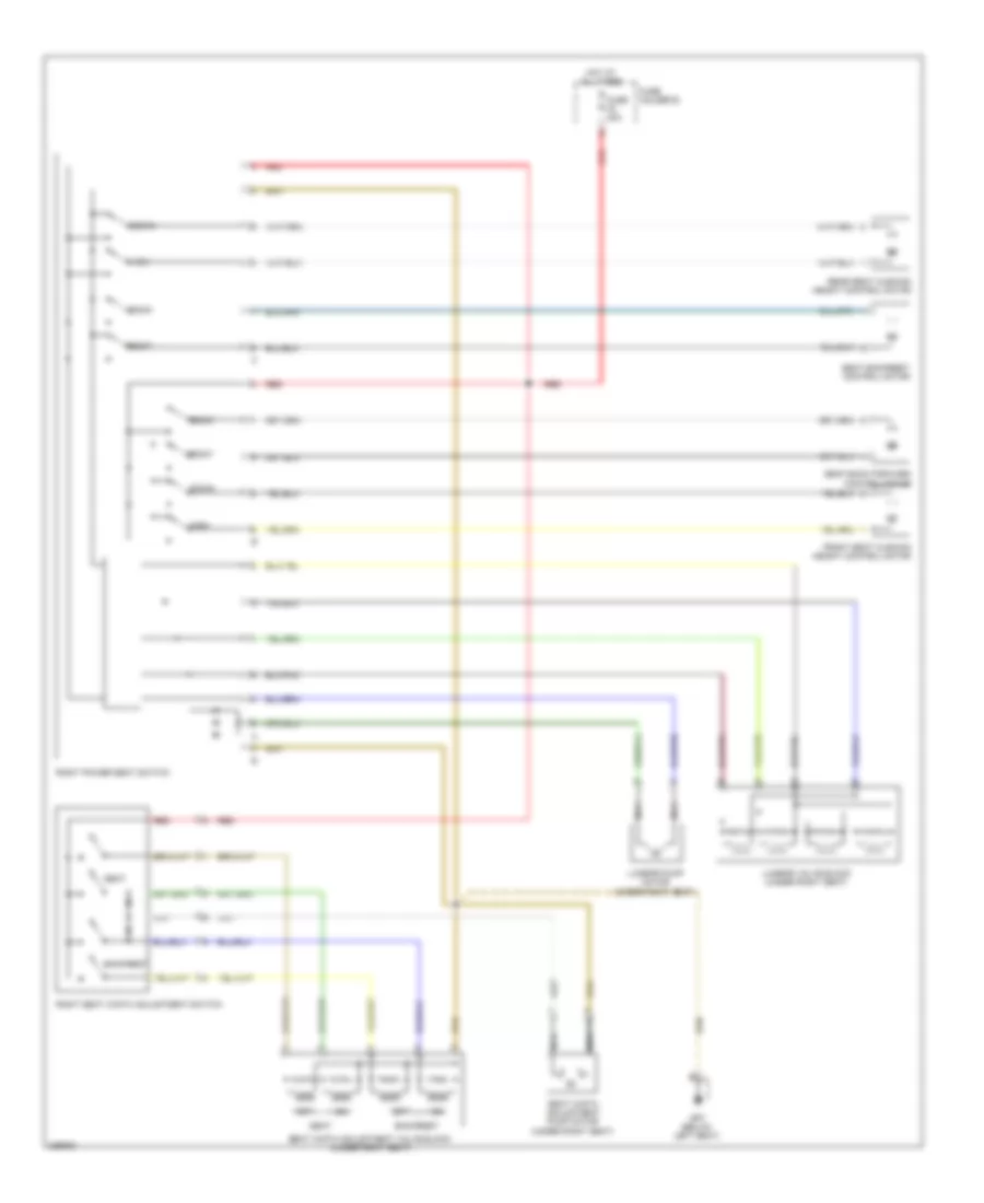 Passenger Power Seat Wiring Diagram for Porsche Boxster S 2010