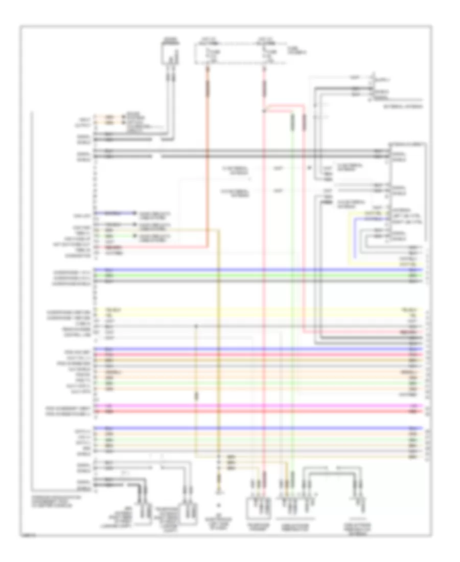 Premium Radio Wiring Diagram with Bose 1 of 3 for Porsche Boxster S 2010