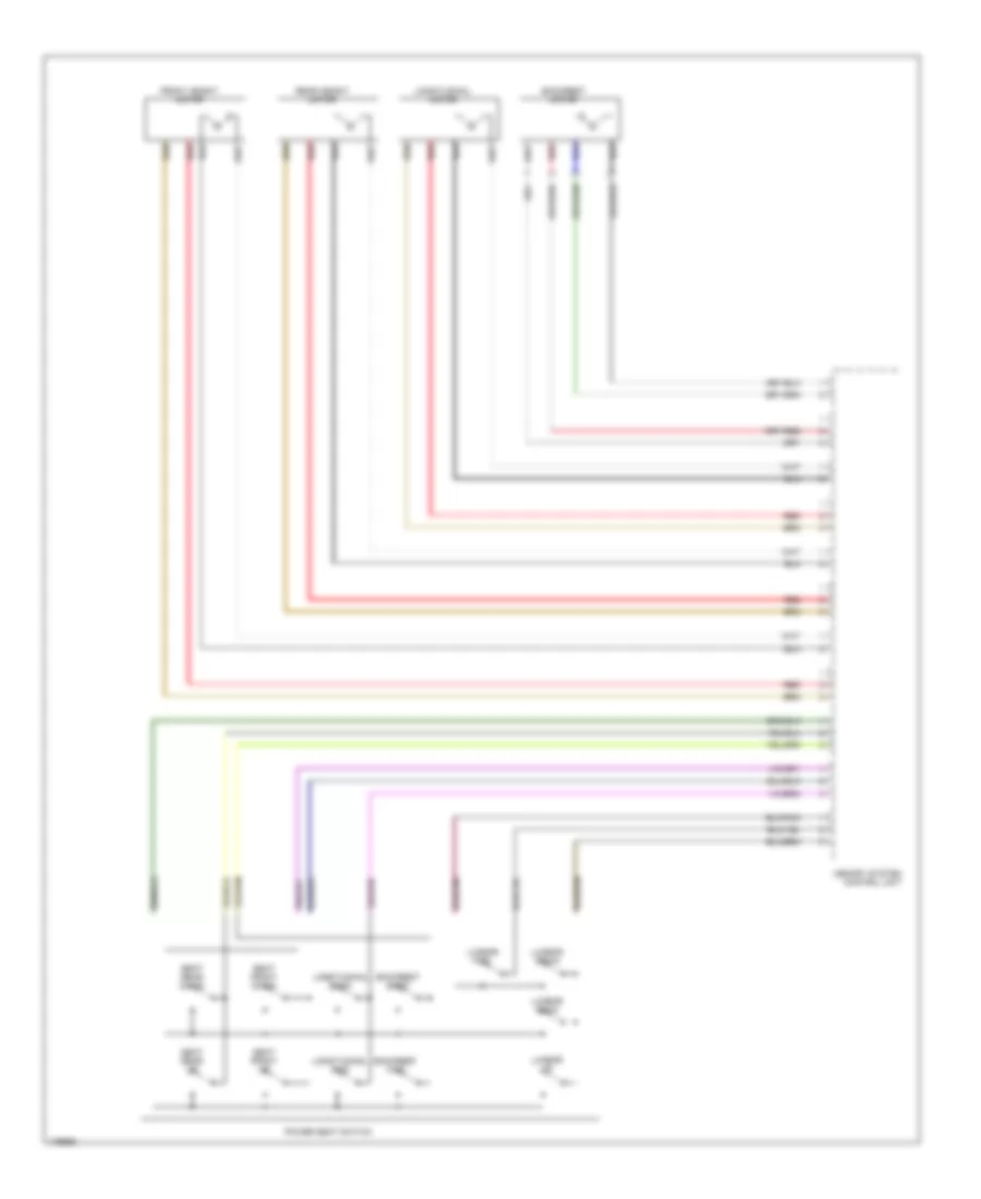 Memory Systems Wiring Diagram, Early Production (2 of 2) for Porsche 911 Carrera 2003