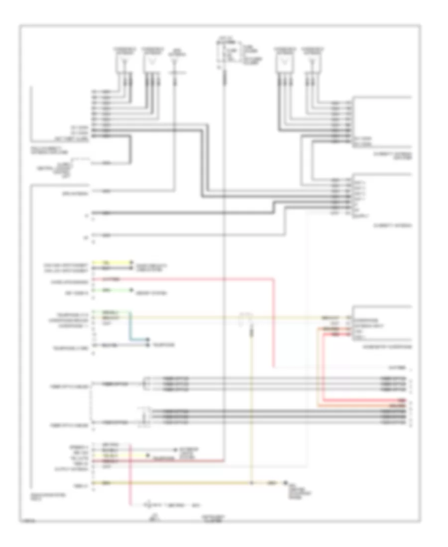 Radio Wiring Diagram, with Navigation, with Bose (1 of 2) for Porsche 911 Carrera 2003