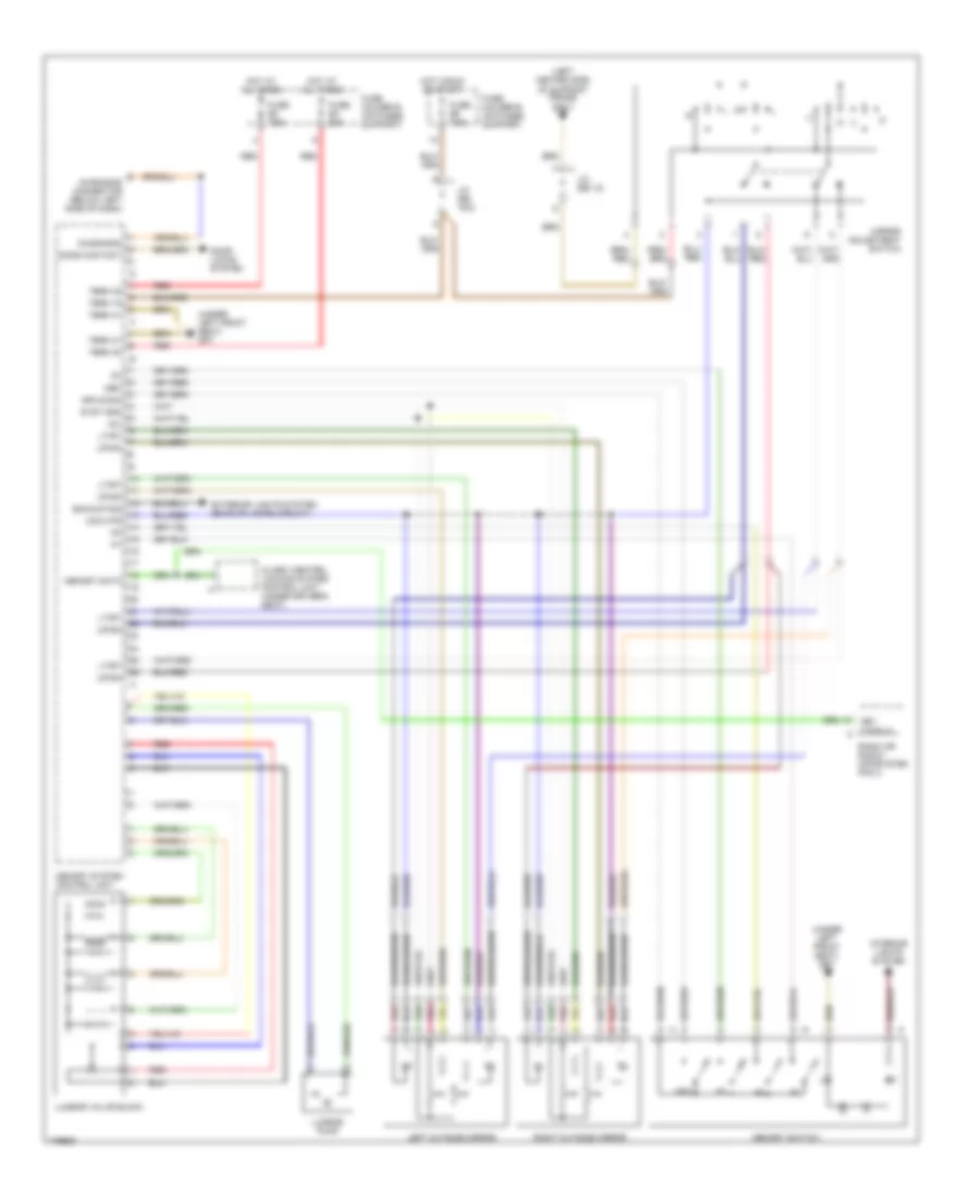 Memory Systems Wiring Diagram Early Production 1 of 2 for Porsche 911 Carrera 4 2003