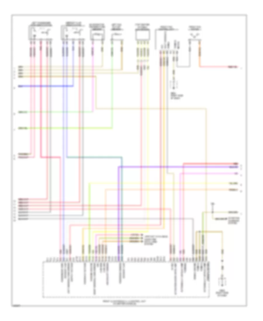 Automatic AC Wiring Diagram (2 of 5) for Porsche Cayenne S 2010