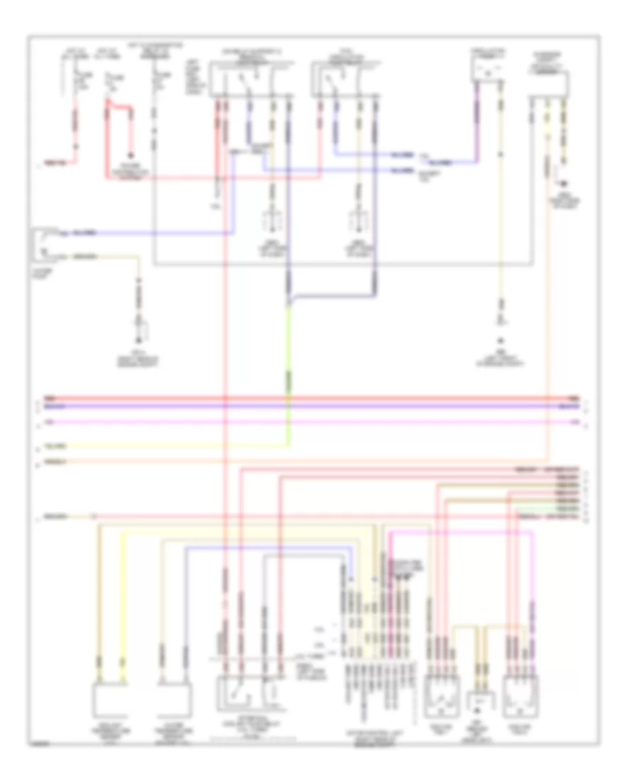 Automatic AC Wiring Diagram (3 of 5) for Porsche Cayenne S 2010