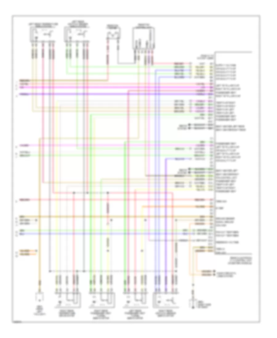 Automatic AC Wiring Diagram (5 of 5) for Porsche Cayenne S 2010