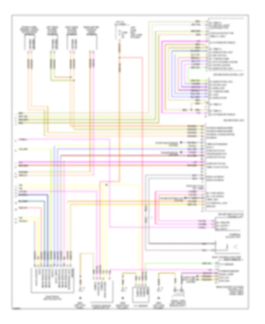 Anti-theft Wiring Diagram (3 of 3) for Porsche Cayenne S 2010