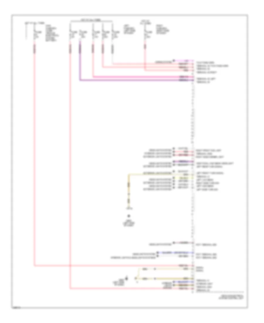 Vehicle Electrical System Control Module Wiring Diagram 2 of 2 for Porsche Cayenne S 2010