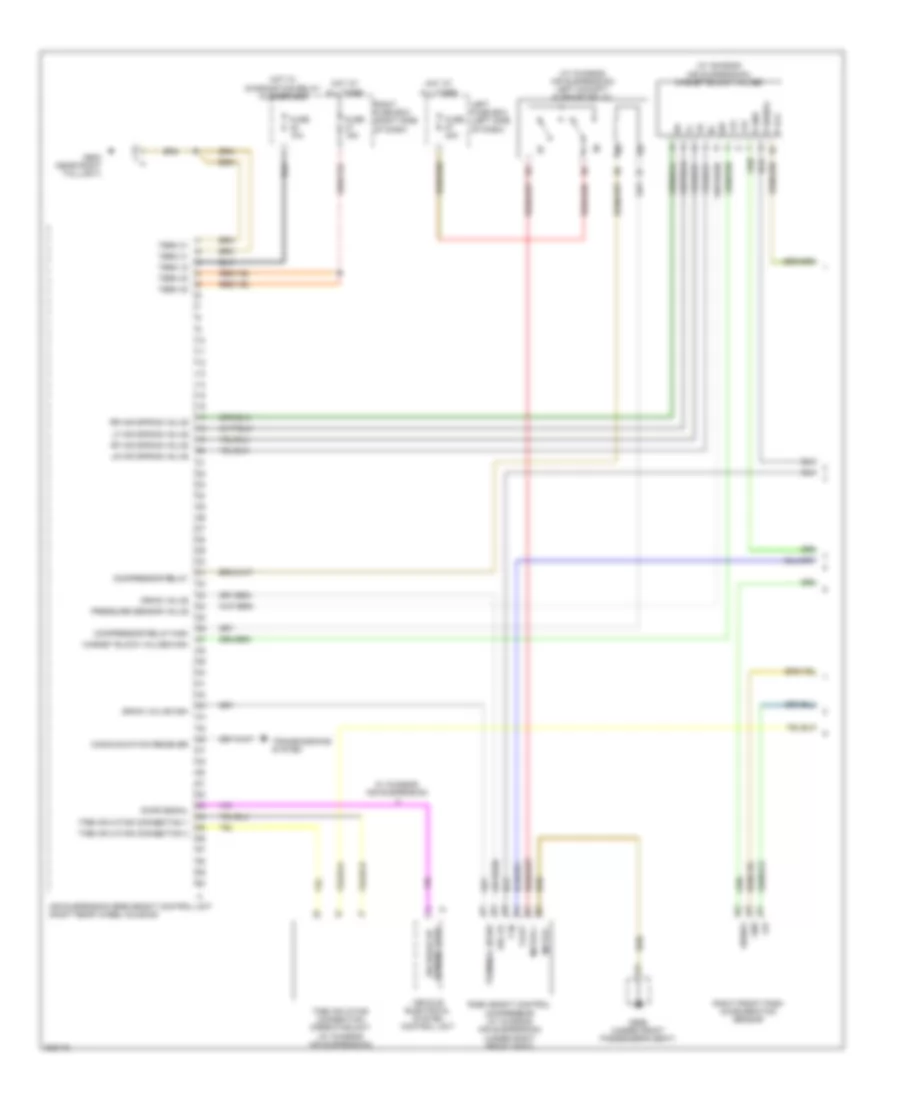 Air Suspension Wiring Diagram 1 of 2 for Porsche Cayenne S 2010