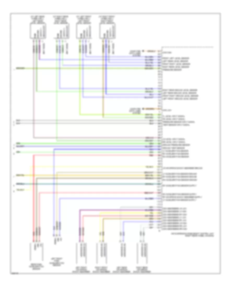 Air Suspension Wiring Diagram (2 of 2) for Porsche Cayenne S 2010