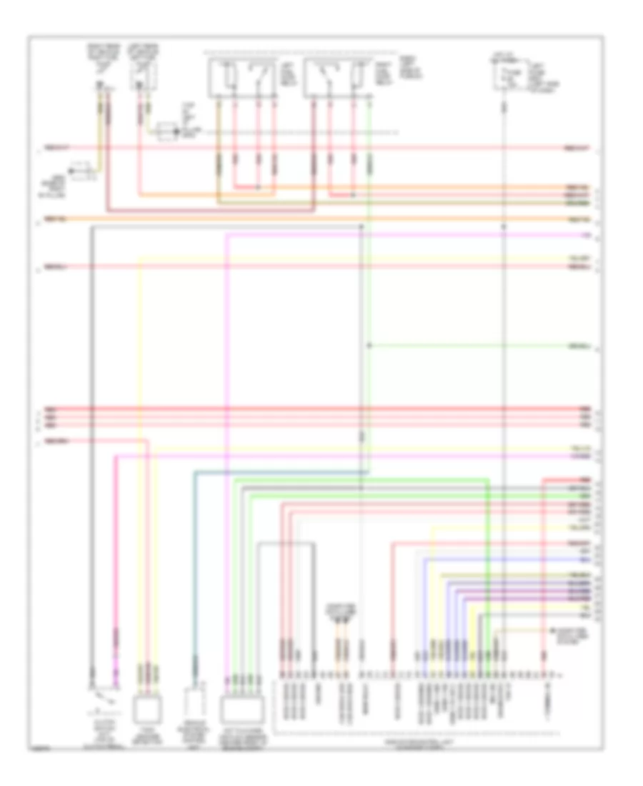 3.6L, Engine Performance Wiring Diagram (4 of 5) for Porsche Cayenne S 2010