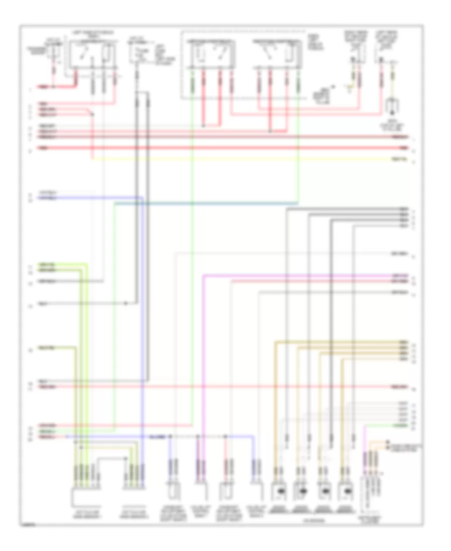 4.8L, Engine Performance Wiring Diagram (2 of 4) for Porsche Cayenne S 2010