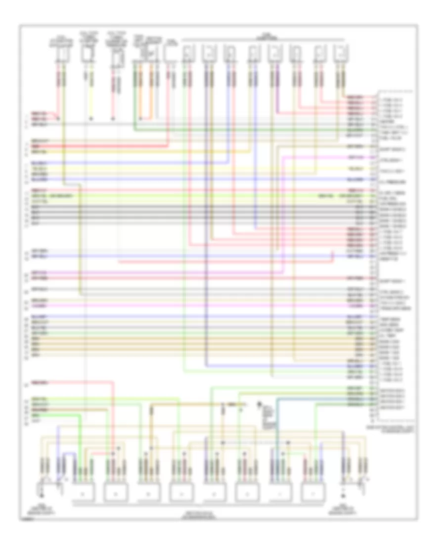 4.8L, Engine Performance Wiring Diagram (4 of 4) for Porsche Cayenne S 2010