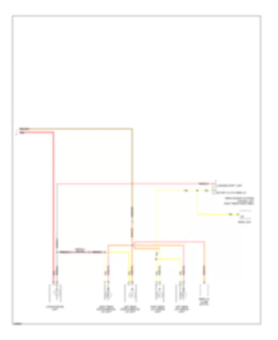 Interior Lights Wiring Diagram (5 of 5) for Porsche Cayenne S 2010