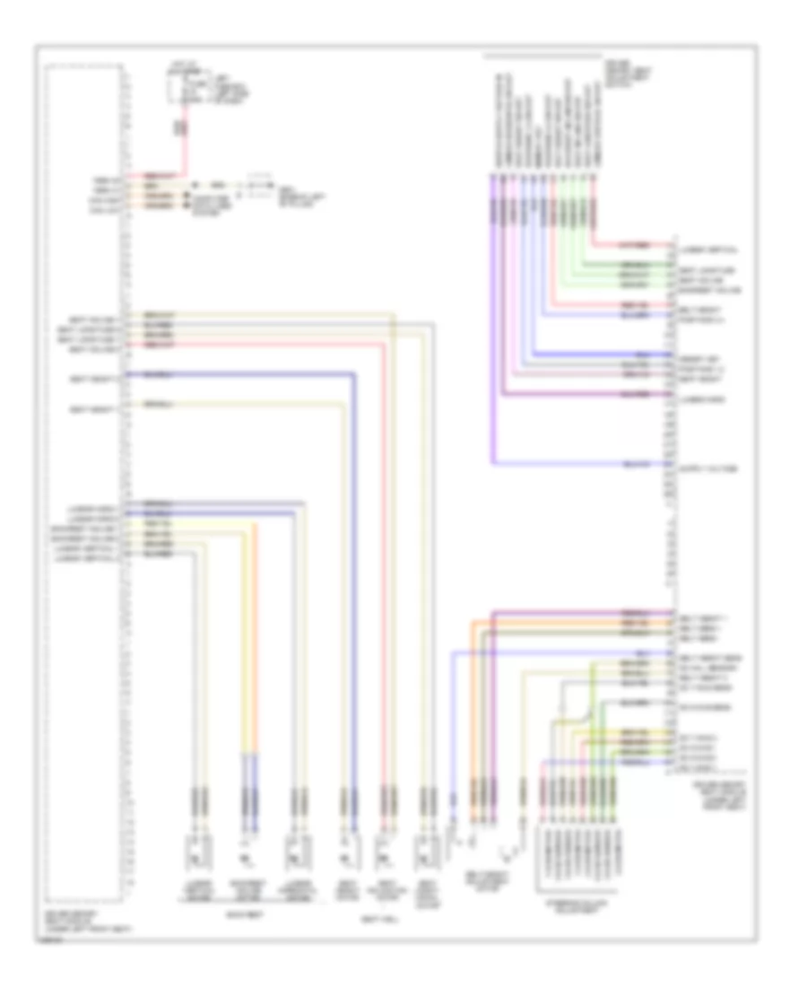 Driver s Memory Seat Wiring Diagram for Porsche Cayenne S 2010