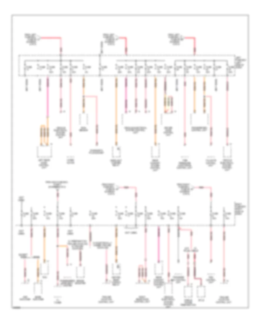 Power Distribution Wiring Diagram 7 of 8 for Porsche Cayenne S 2010