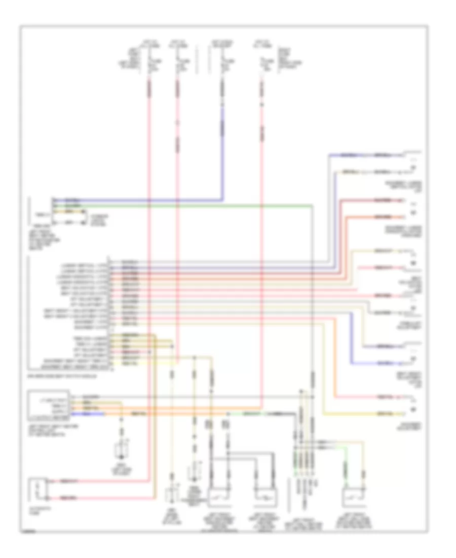 Driver Power Seat Wiring Diagram for Porsche Cayenne S 2010