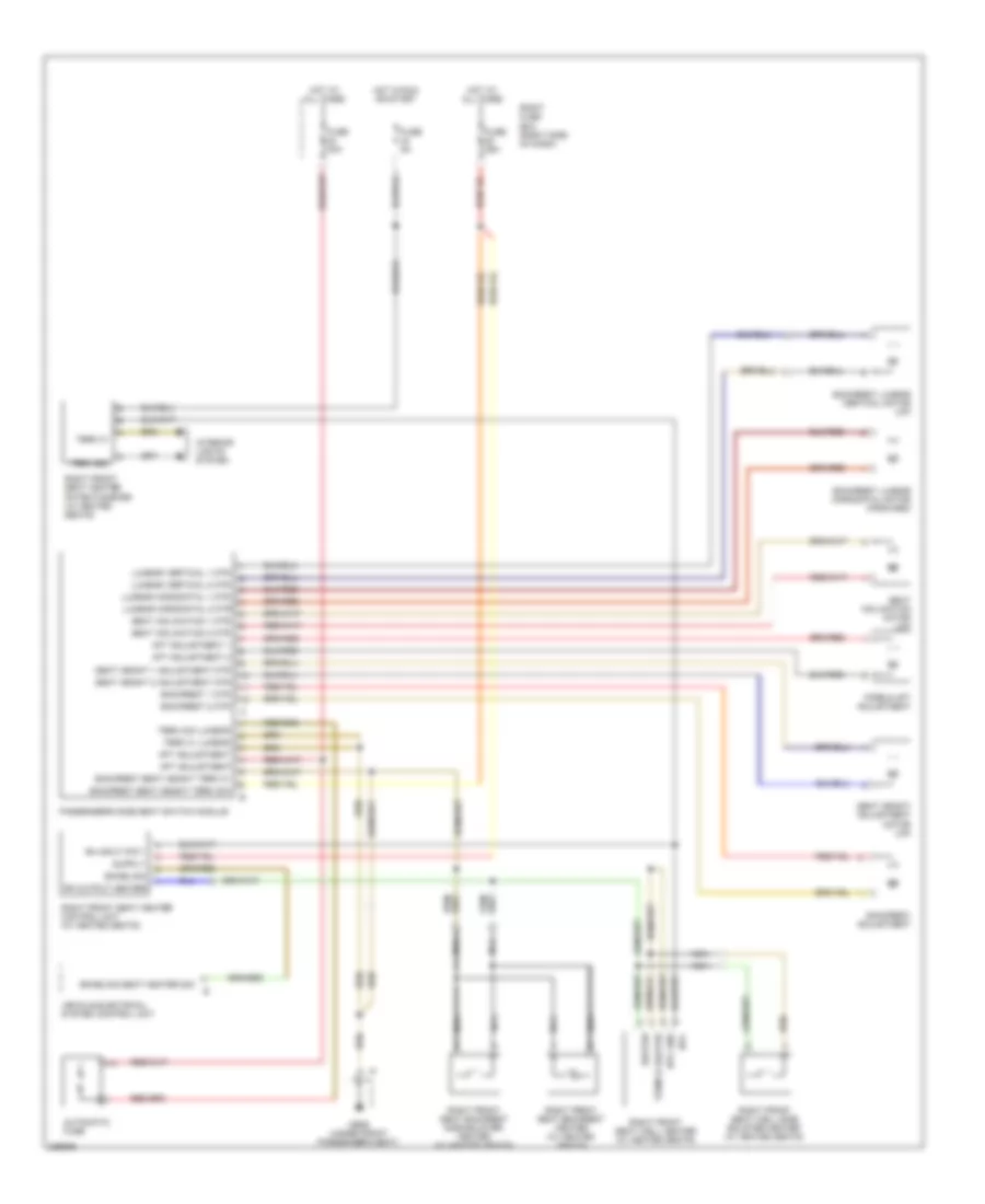 Passenger Power Seat Wiring Diagram for Porsche Cayenne S 2010