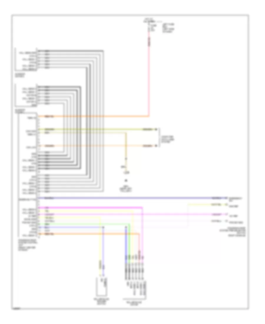 Panoramic Roof Wiring Diagram for Porsche Cayenne S 2010