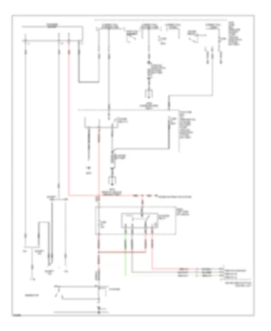 Starting Wiring Diagram for Porsche Cayenne S 2010