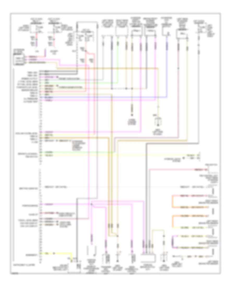 Instrument Cluster Wiring Diagram for Porsche Cayenne Turbo 2010