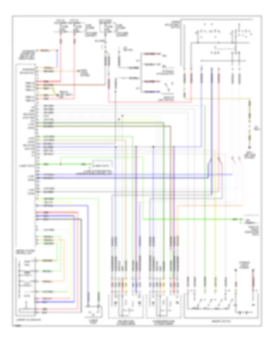 Memory Systems Wiring Diagram 1 of 2 for Porsche Boxster 2003