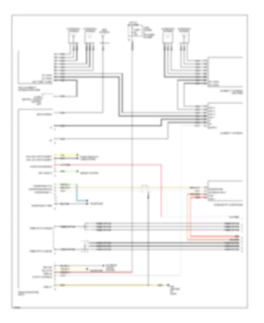 Radio Wiring Diagram, with Navigation, with Bose (1 of 2) for Porsche Boxster 2003