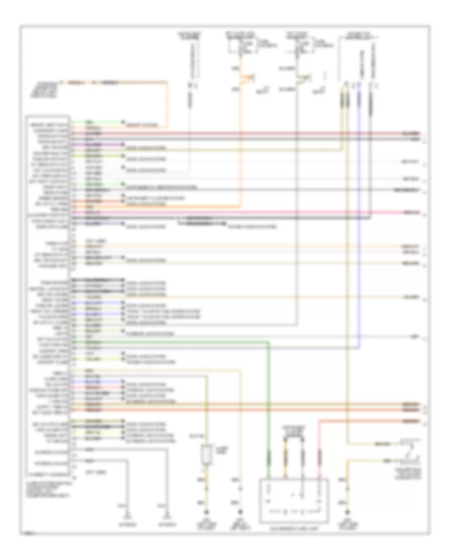 Anti theft Wiring Diagram 1 of 2 for Porsche Boxster S 2003