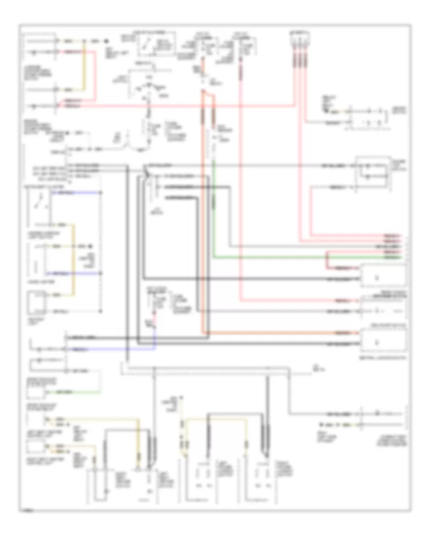 Interior Lights Wiring Diagram 1 of 2 for Porsche Boxster S 2003